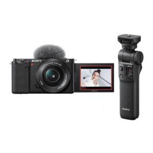 Sony® | ZV-E 10 Camera + 16-50mm f/3.5-5.6 Lens and GP-VPT2BT Grip